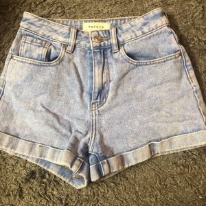 denim pacsun shorts